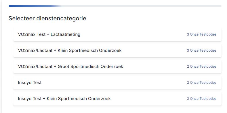 Boek een afspraak voor een VO2max Test of Sportmedisch onderzoek